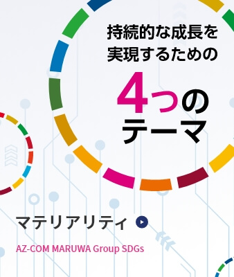 マテリアリティ MARUWA Group For SDGs